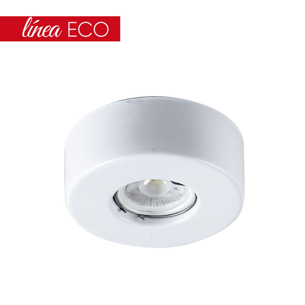 SPOT SEMIEMBUTIDO ECO FIJO 100MM BLANCO